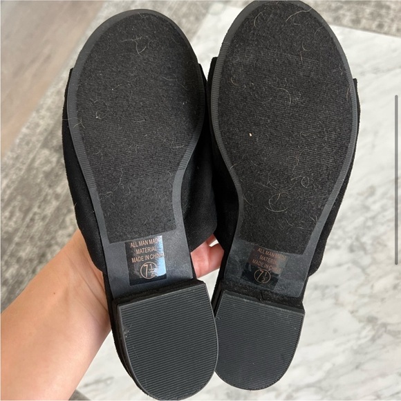 Black Suede Mules - Picture 4 of 5